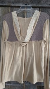 Free People hooded cardigan